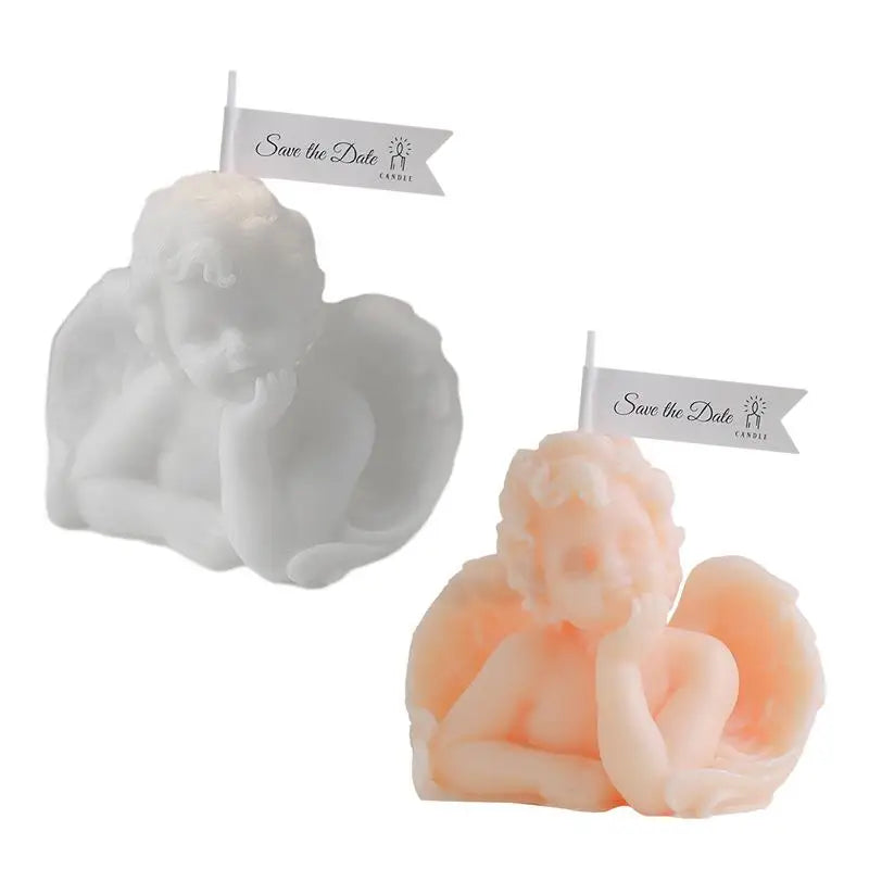 Angel Aroma Candle Ins Style Birthday Accompaniment Valentine'S Day Decorative Ornament Scented Candle Romantic Atmosphere Props