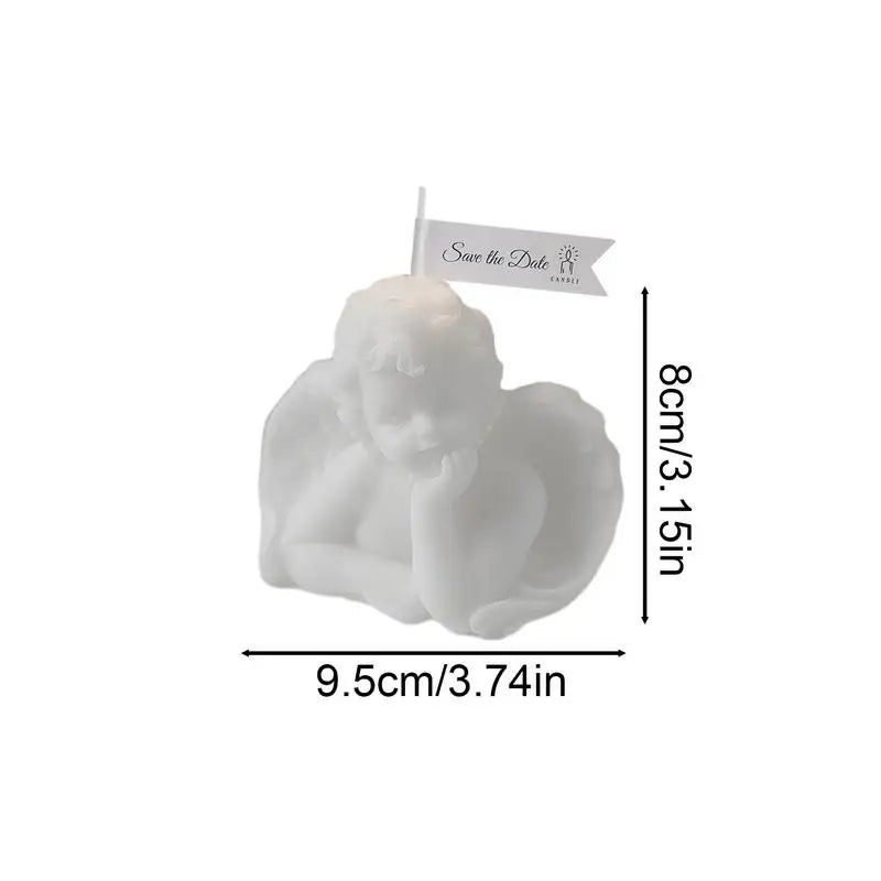 Angel Aroma Candle Ins Style Birthday Accompaniment Valentine'S Day Decorative Ornament Scented Candle Romantic Atmosphere Props