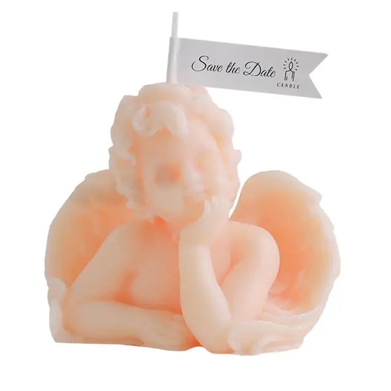 Angel Aroma Candle Ins Style Birthday Accompaniment Valentine'S Day Decorative Ornament Scented Candle Romantic Atmosphere Props