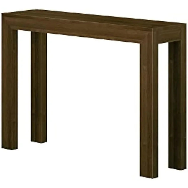 Plank+Beam Modern Solid Wood Console Table, 46.25”, Sofa Table, Narrow Entryway Table for Hallway, behind the Couch, Living Room